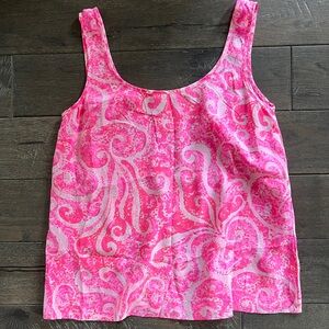 Lilly Pulitzer Pink Swirl Tank Top